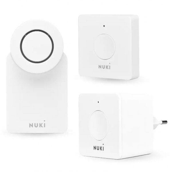 NUKI Apartment Set: Smart Lock (4. Gen) + Bridge + Opener